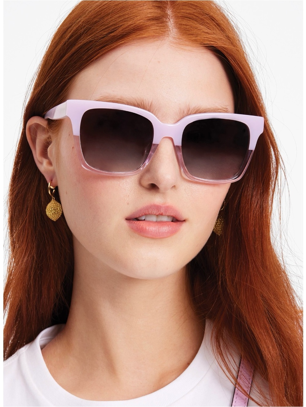 Kate Spade Harlow Sunglasses in Purple Lavender